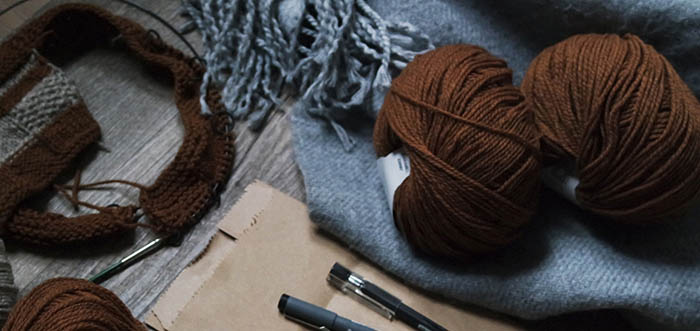 Sticka med alpaca garn